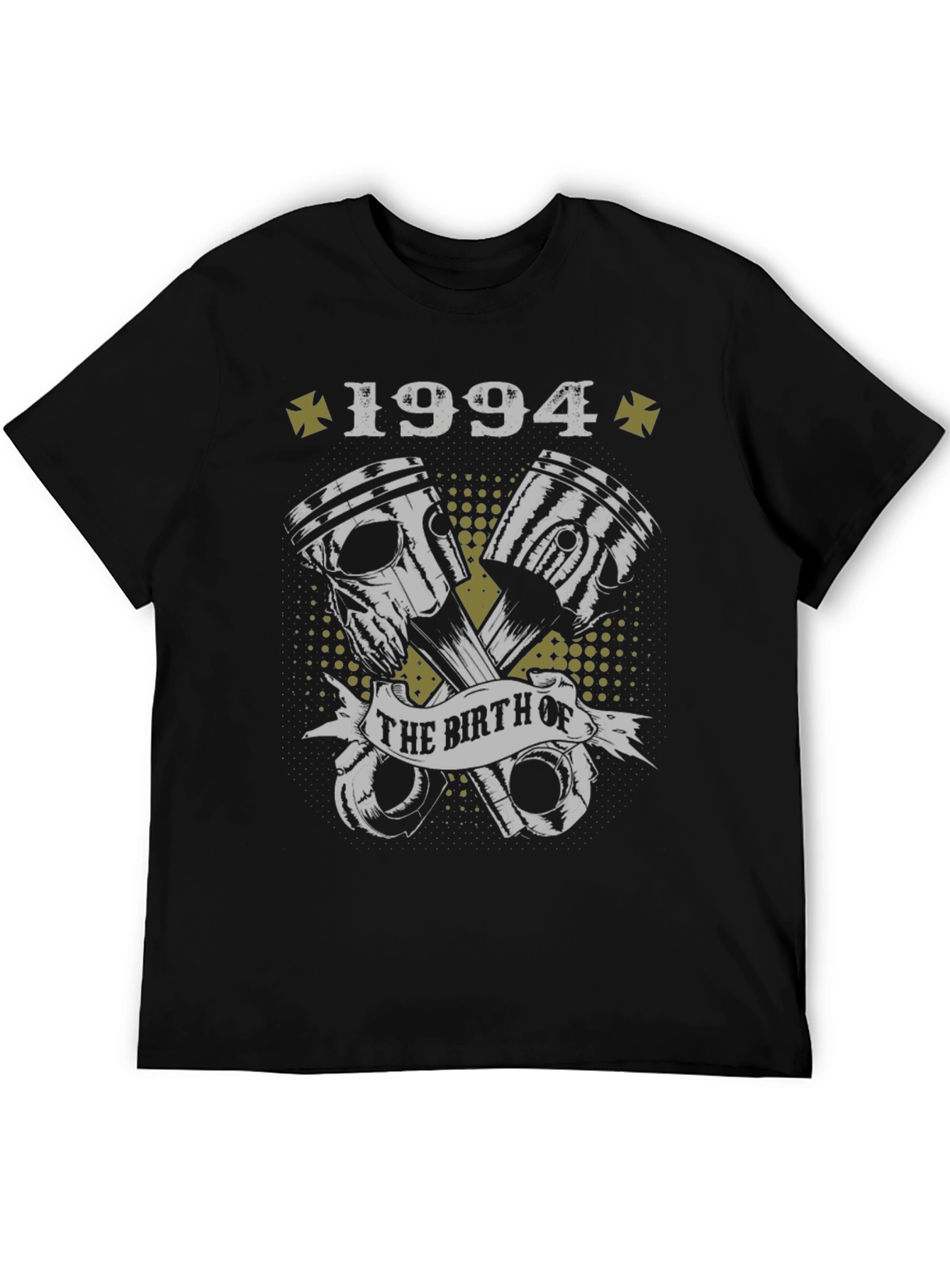 Born in 1994 Black Graphic T-Shirt