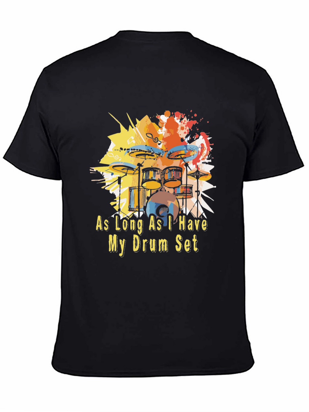 Drum Set T-Shirt - Musician Tee