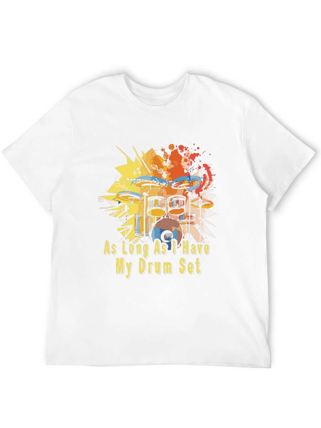Drum Set T-Shirt - Musician Tee