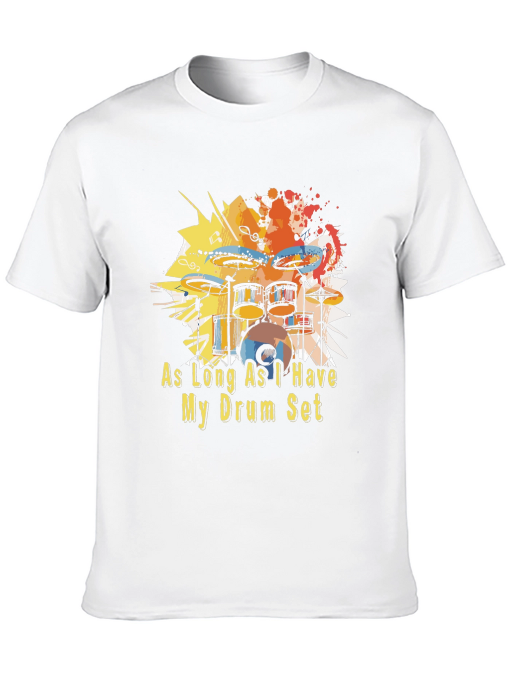 Drum Set T-Shirt - Musician Tee