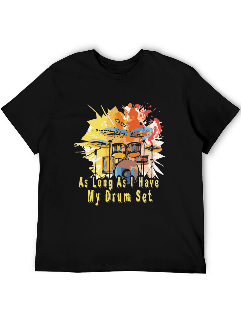 Drum Set T-Shirt - Musician Tee