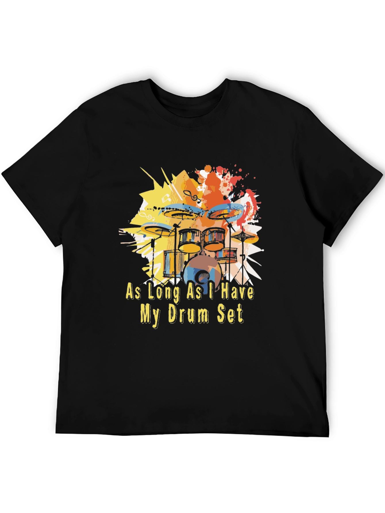 Drum Set T-Shirt - Musician Tee