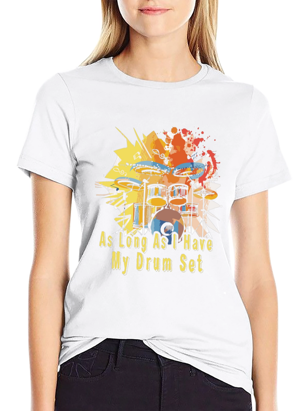 Drum Set T-Shirt - Musician Tee