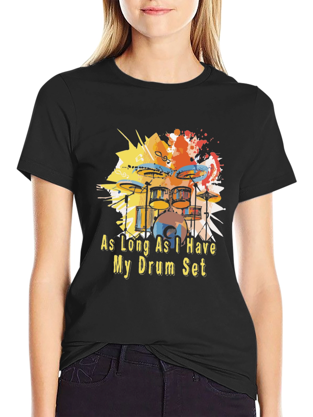 Drum Set T-Shirt - Musician Tee
