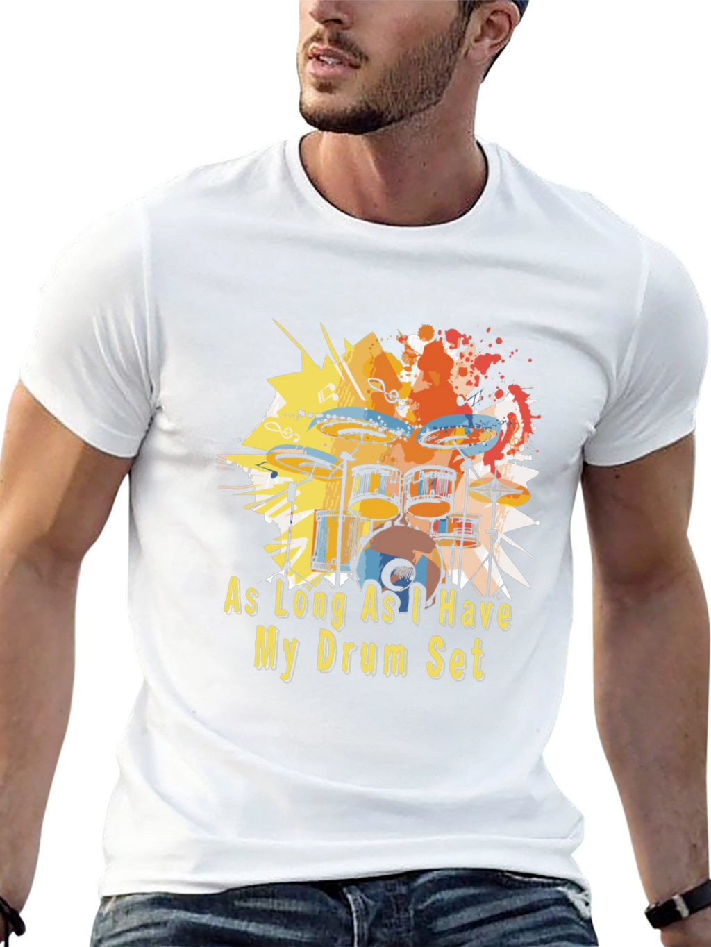 Drum Set T-Shirt - Musician Tee