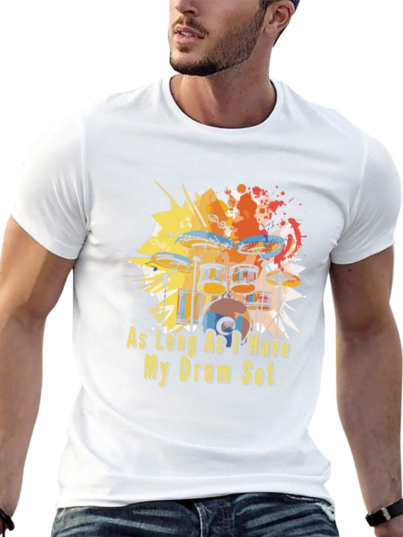 Drum Set T-Shirt - Musician Tee