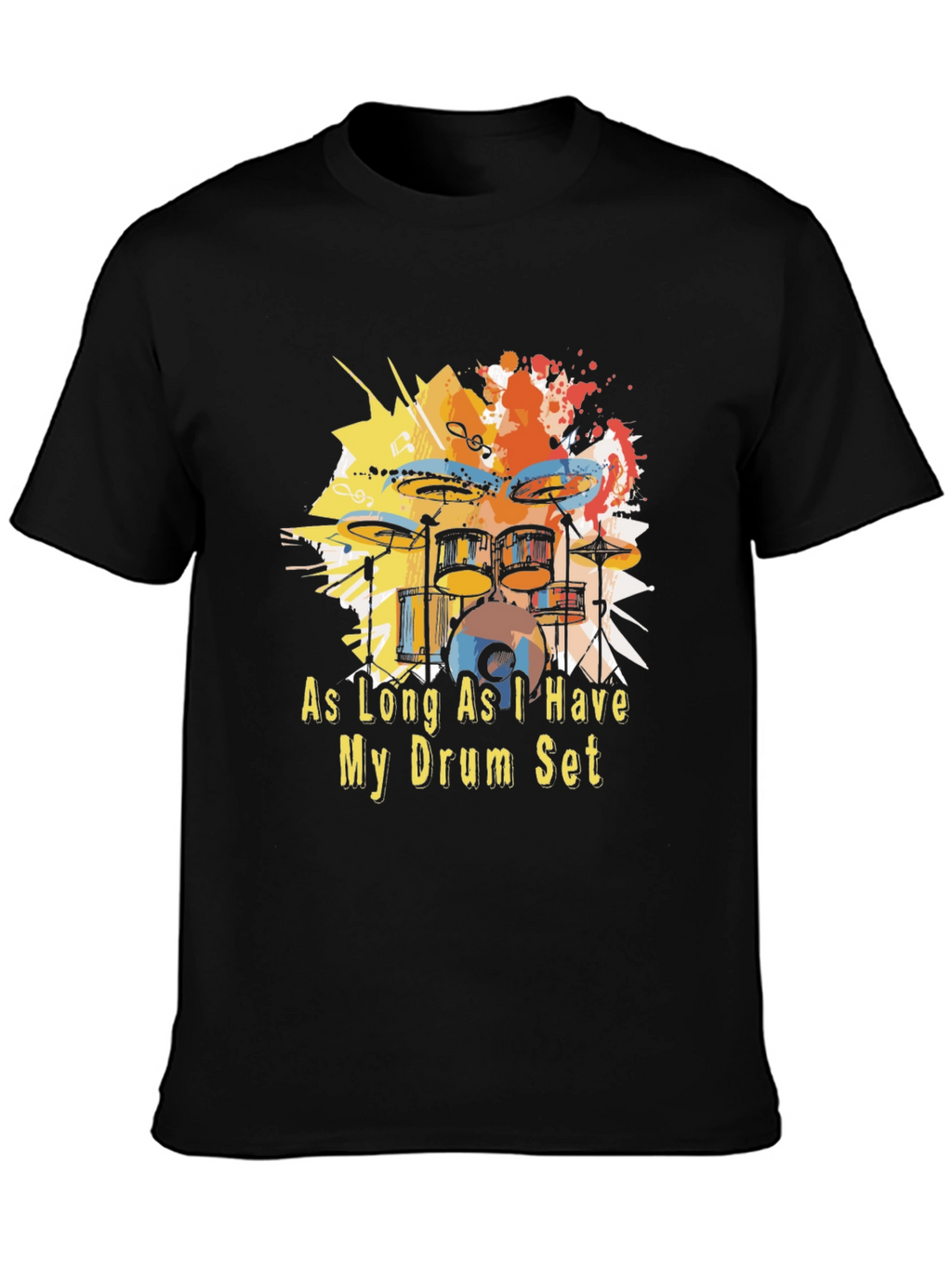 Drum Set T-Shirt - Musician Tee