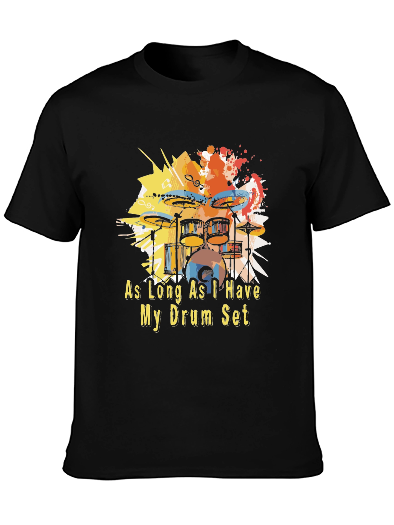 Drum Set T-Shirt - Musician Tee