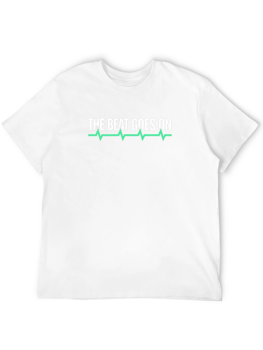 The Beat Goes On T-Shirt - Pulse Graphic Tee