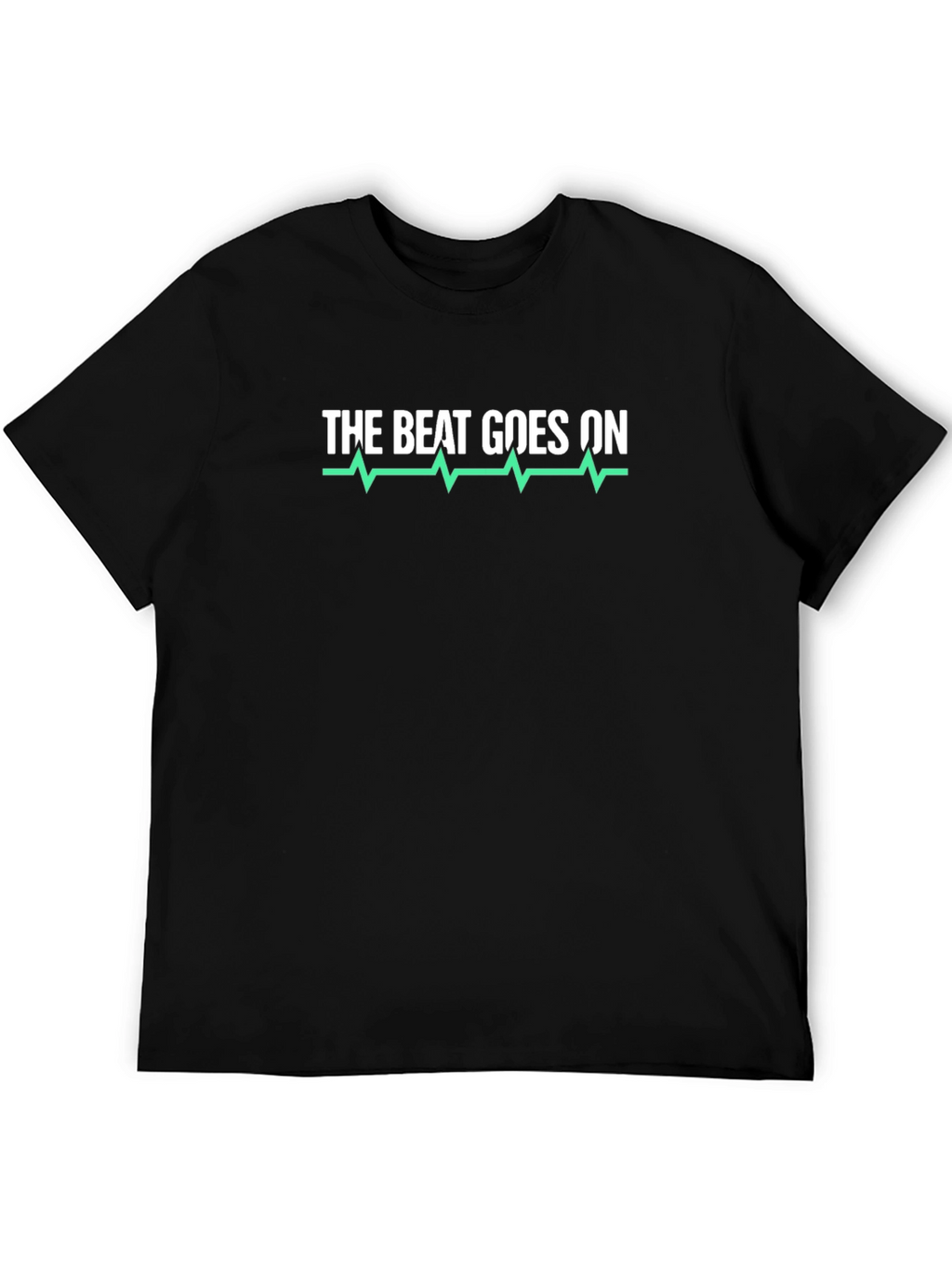 The Beat Goes On T-Shirt - Pulse Graphic Tee