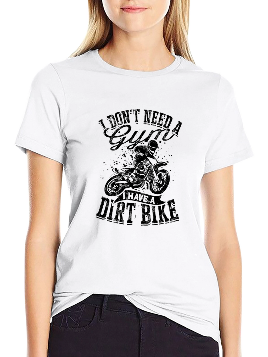 Dirt Bike T-Shirt - No Gym Needed!