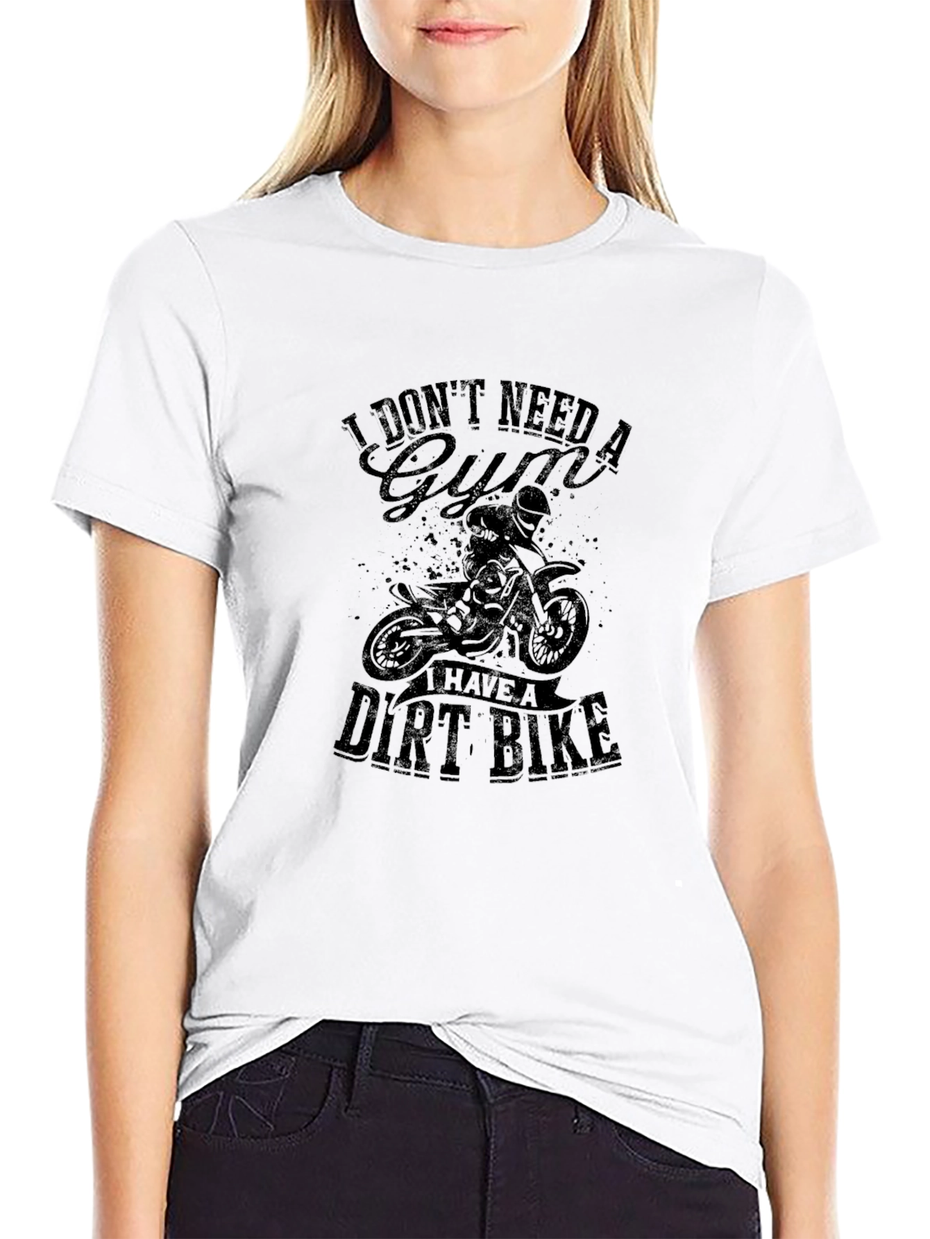Dirt Bike T-Shirt - No Gym Needed!