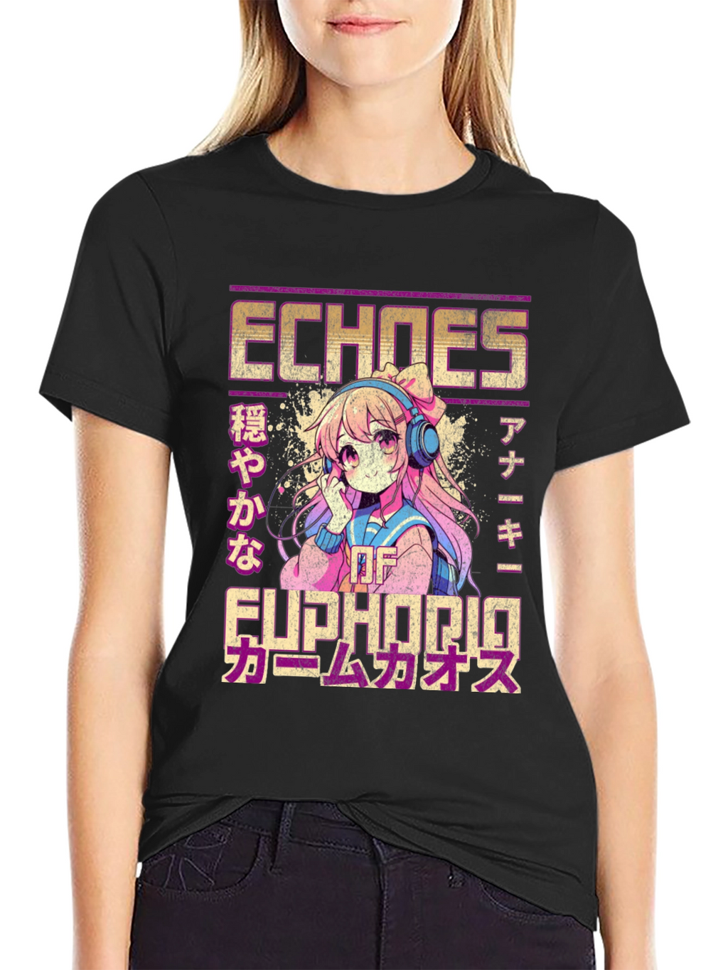 Echoes of Euphoria Anime Graphic T-Shirt