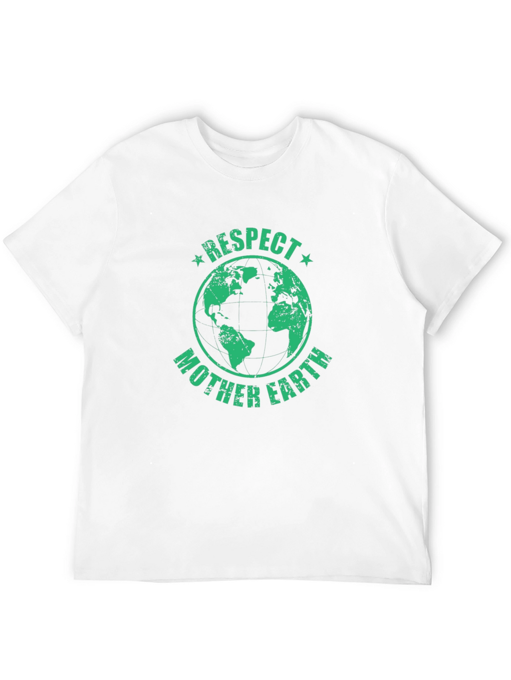 Respect Mother Earth Graphic T-Shirt - Black