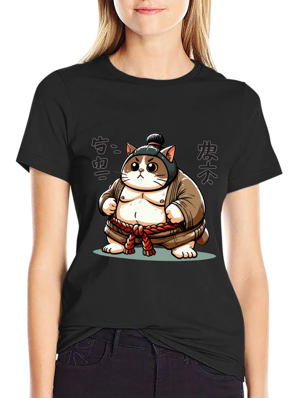 Sumo Cat T-Shirt - Unique Design!