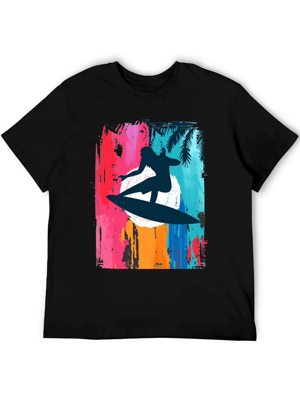 Surfer Graphic Tee - Black