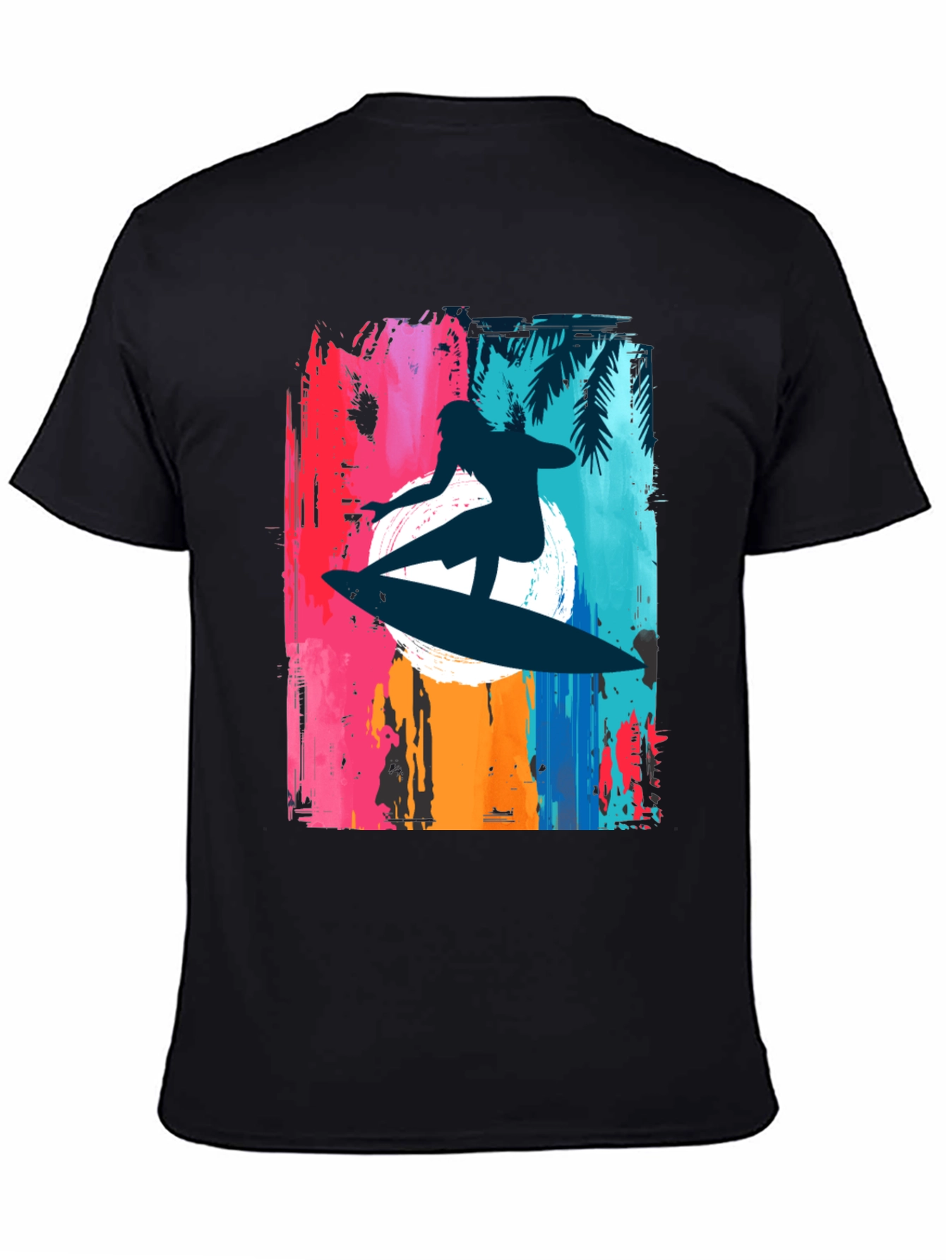 Surfer Graphic Tee - Black