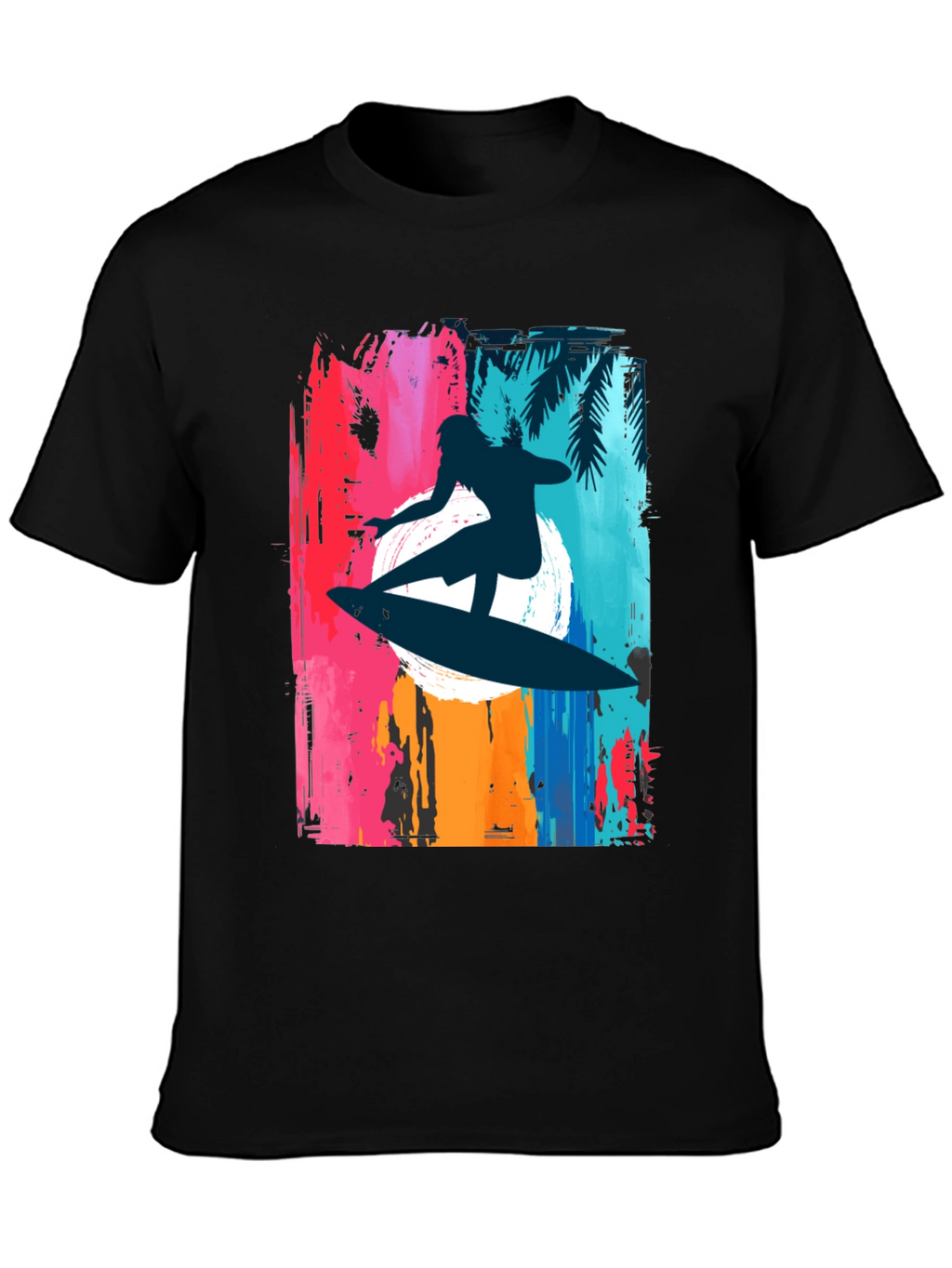 Surfer Graphic Tee - Black