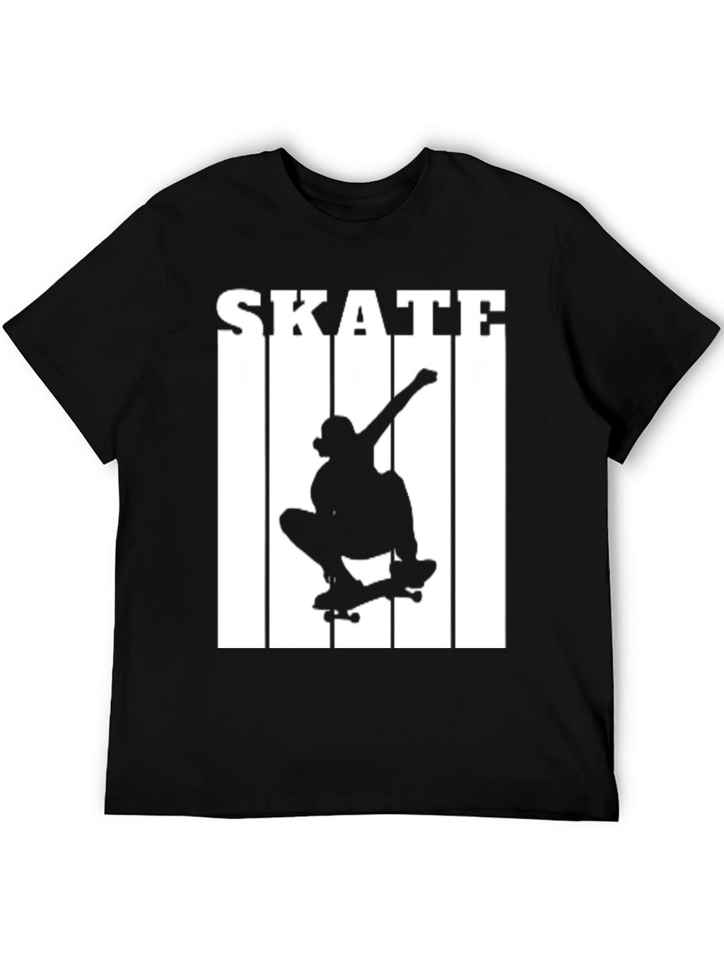 Skateboarding Silhouette Graphic T-Shirt
