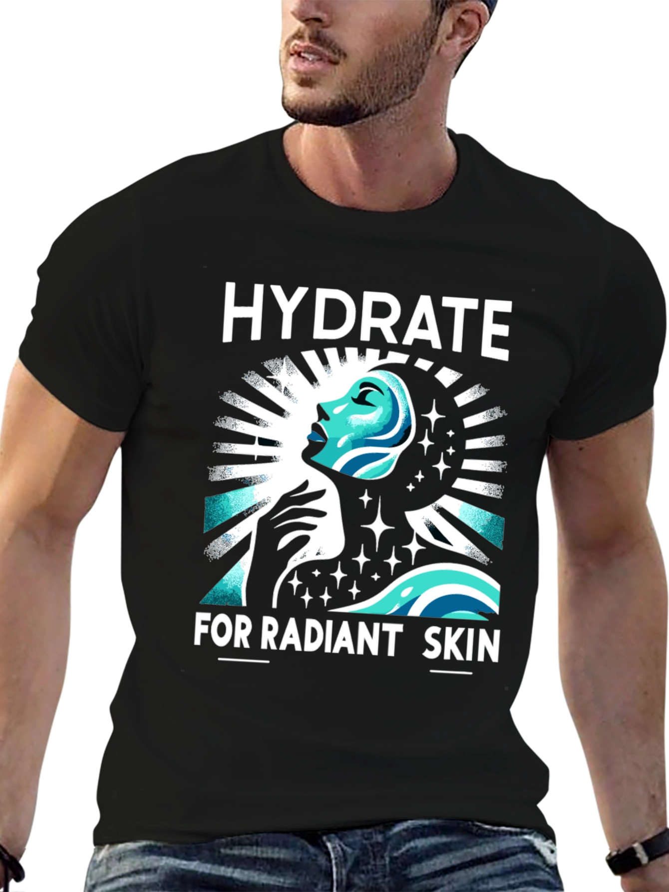 Hydrate for Radiant Skin Graphic T-Shirt