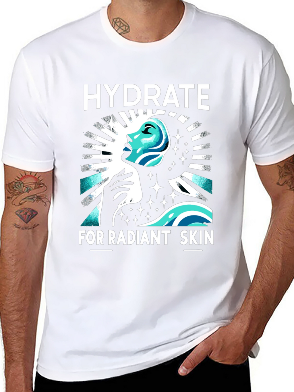 Hydrate for Radiant Skin Graphic T-Shirt
