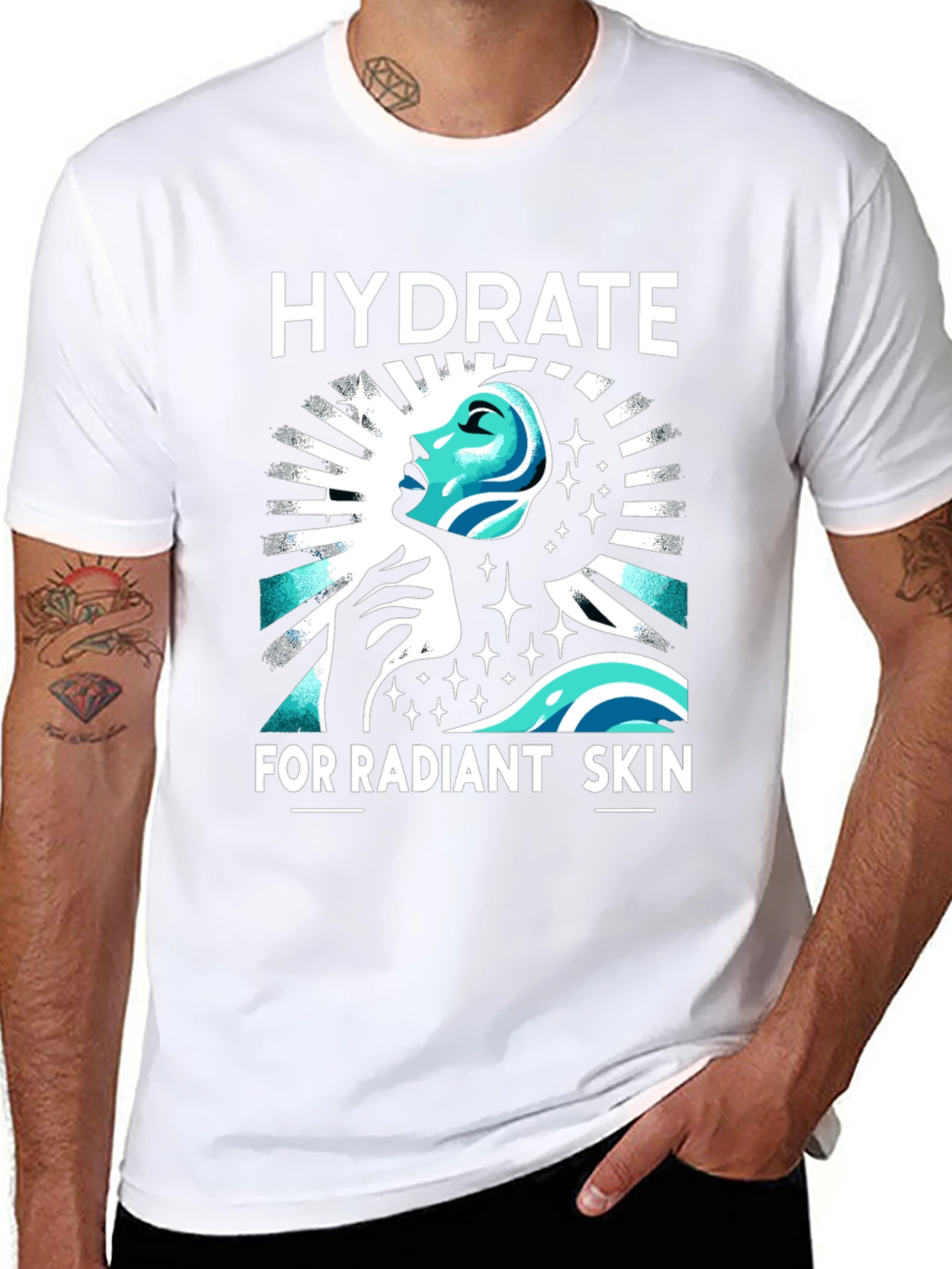 Hydrate for Radiant Skin Graphic T-Shirt