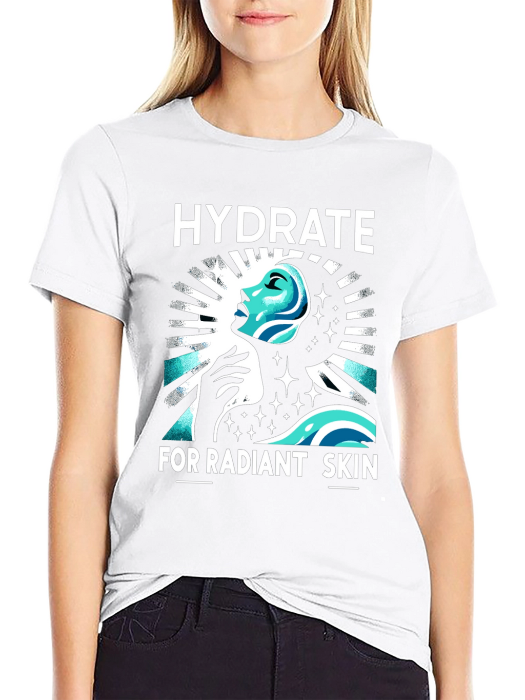 Hydrate for Radiant Skin Graphic T-Shirt