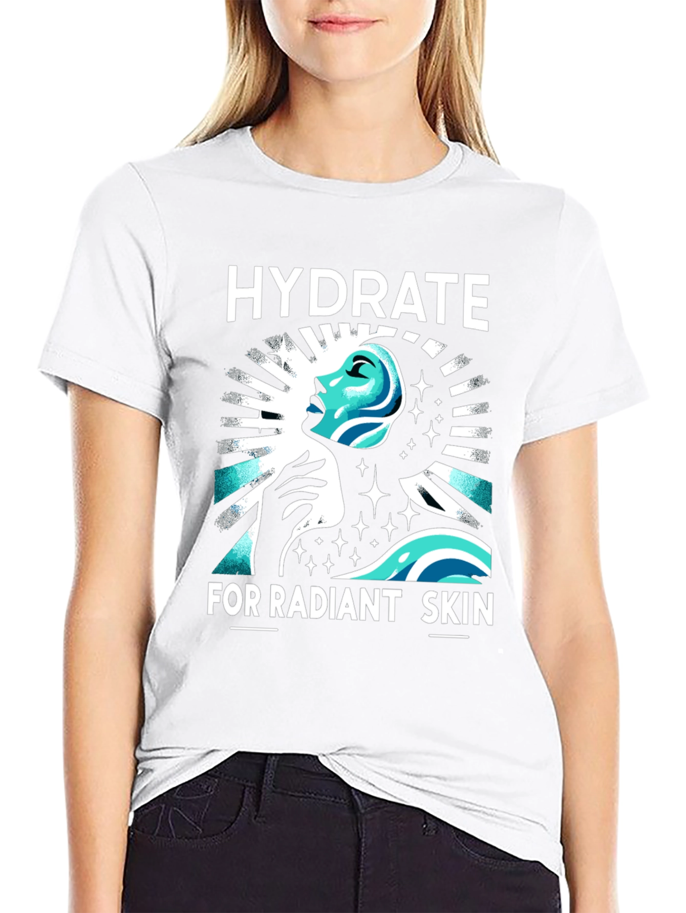 Hydrate for Radiant Skin Graphic T-Shirt