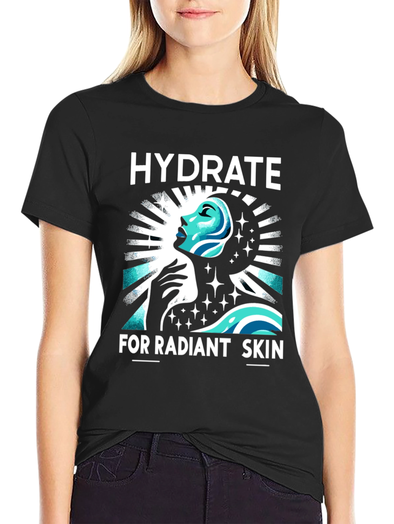 Hydrate for Radiant Skin Graphic T-Shirt
