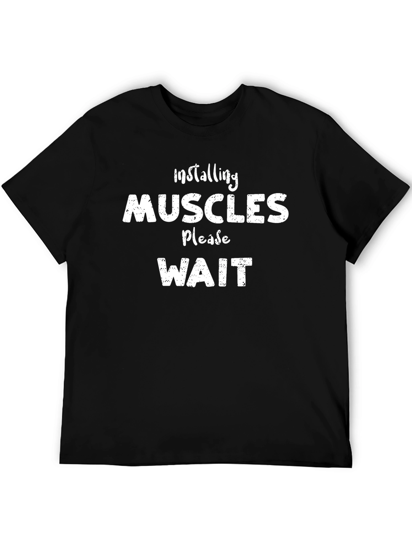 Installing Muscles Funny Gym Workout T-Shirt