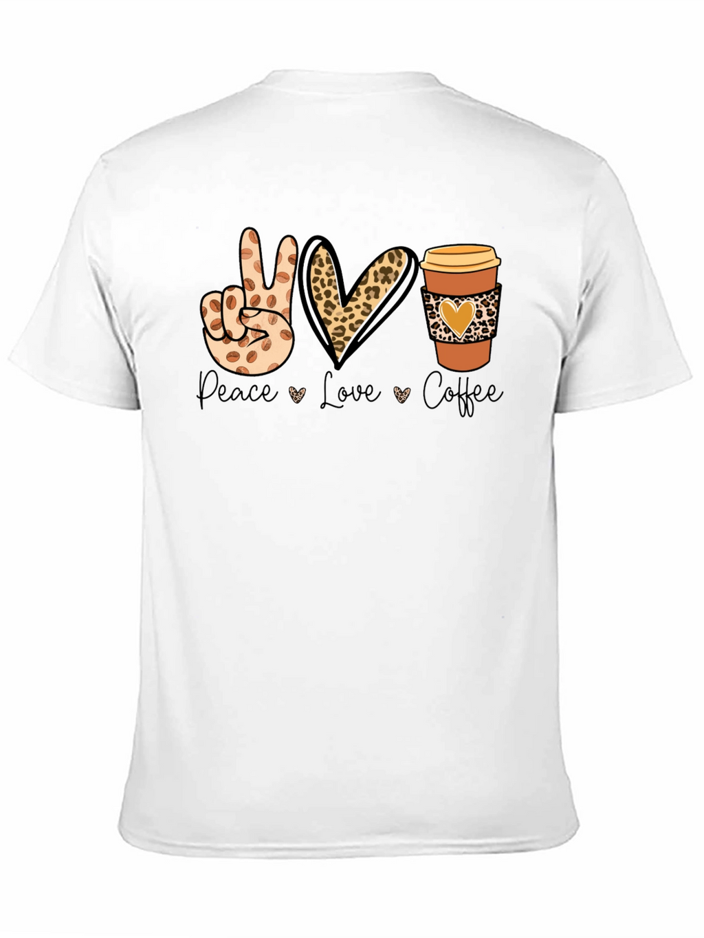 Peace Love Coffee Graphic T-Shirt