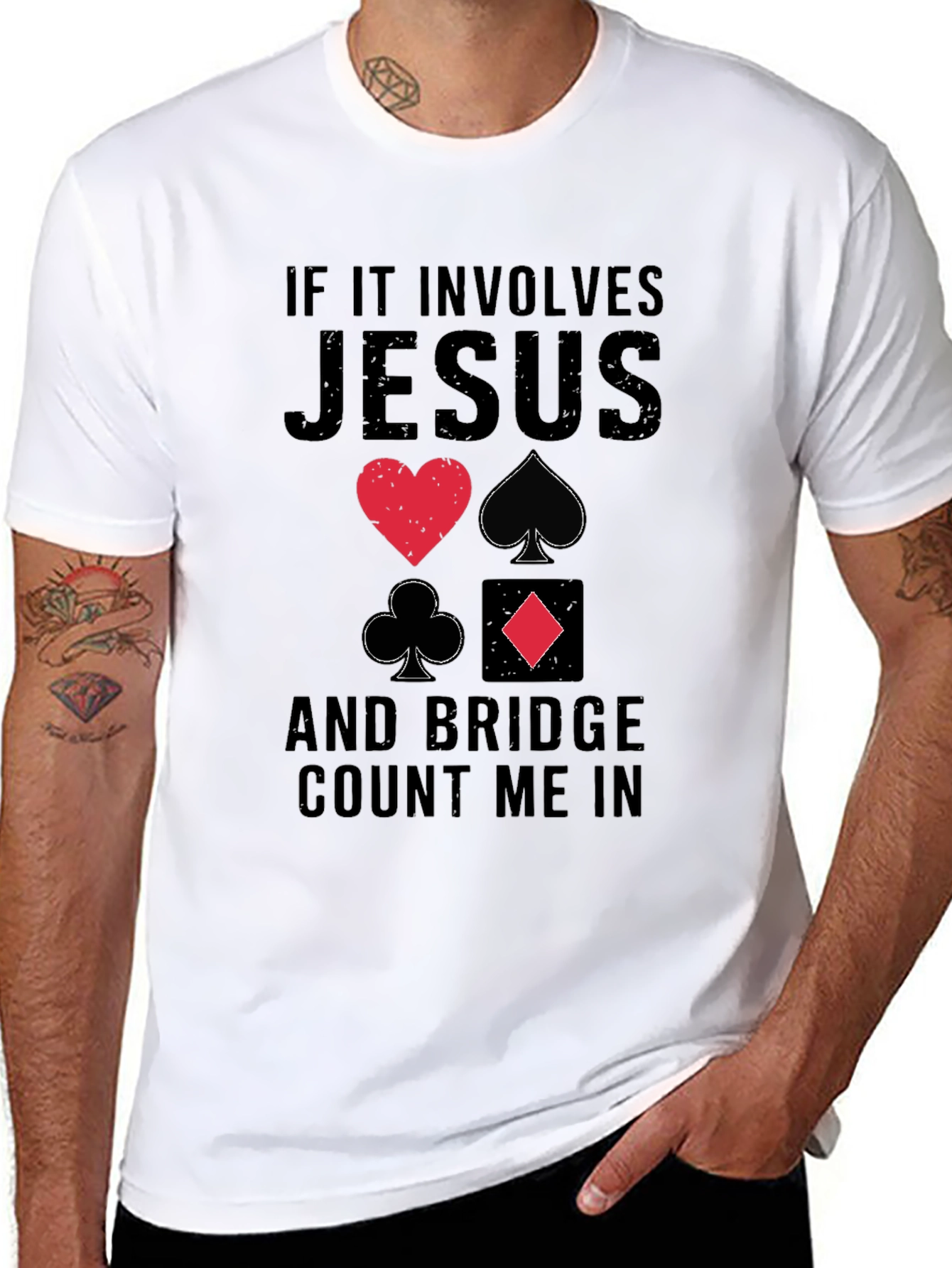 Jesus and Bridge Count Me In T-Shirt