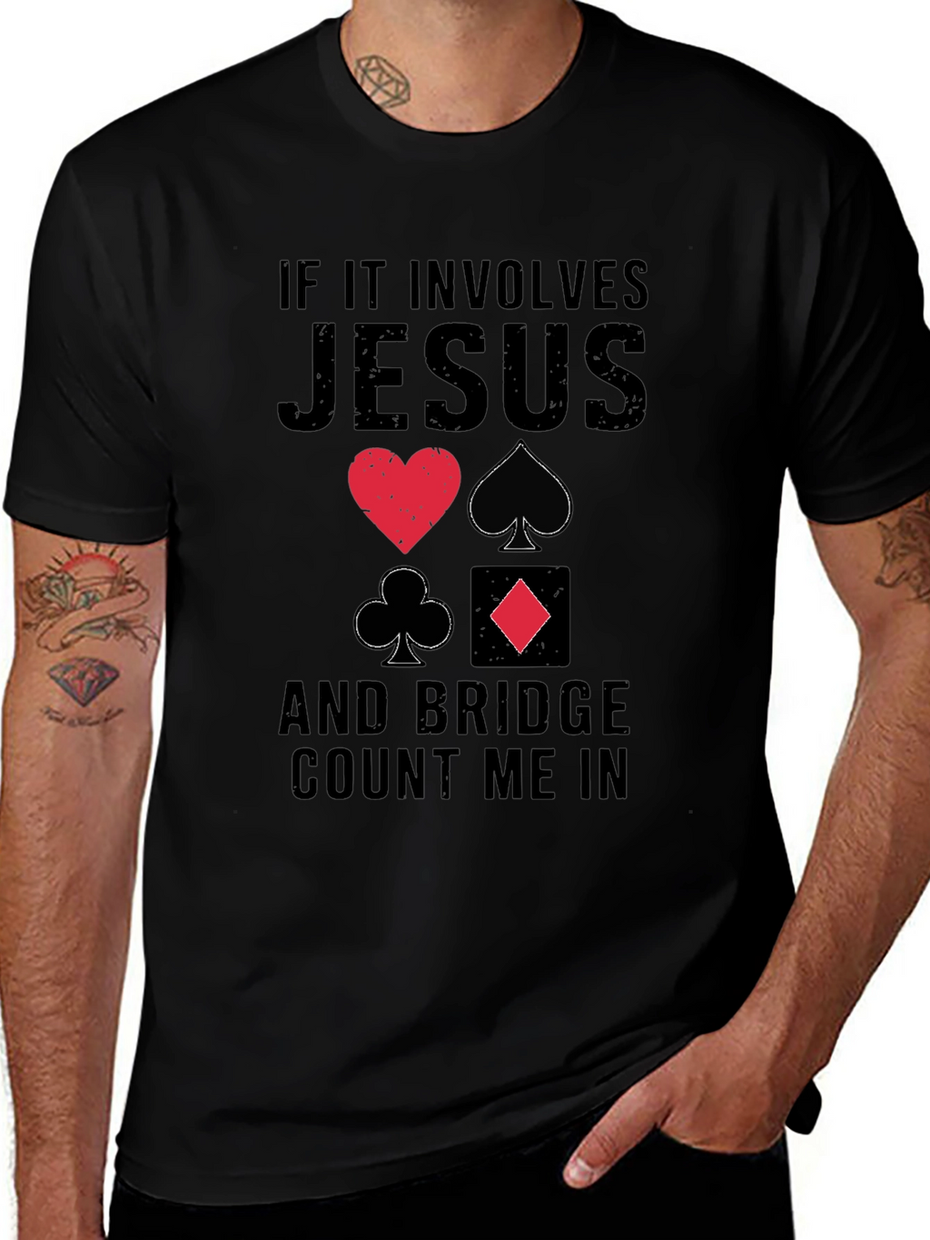 Jesus and Bridge Count Me In T-Shirt