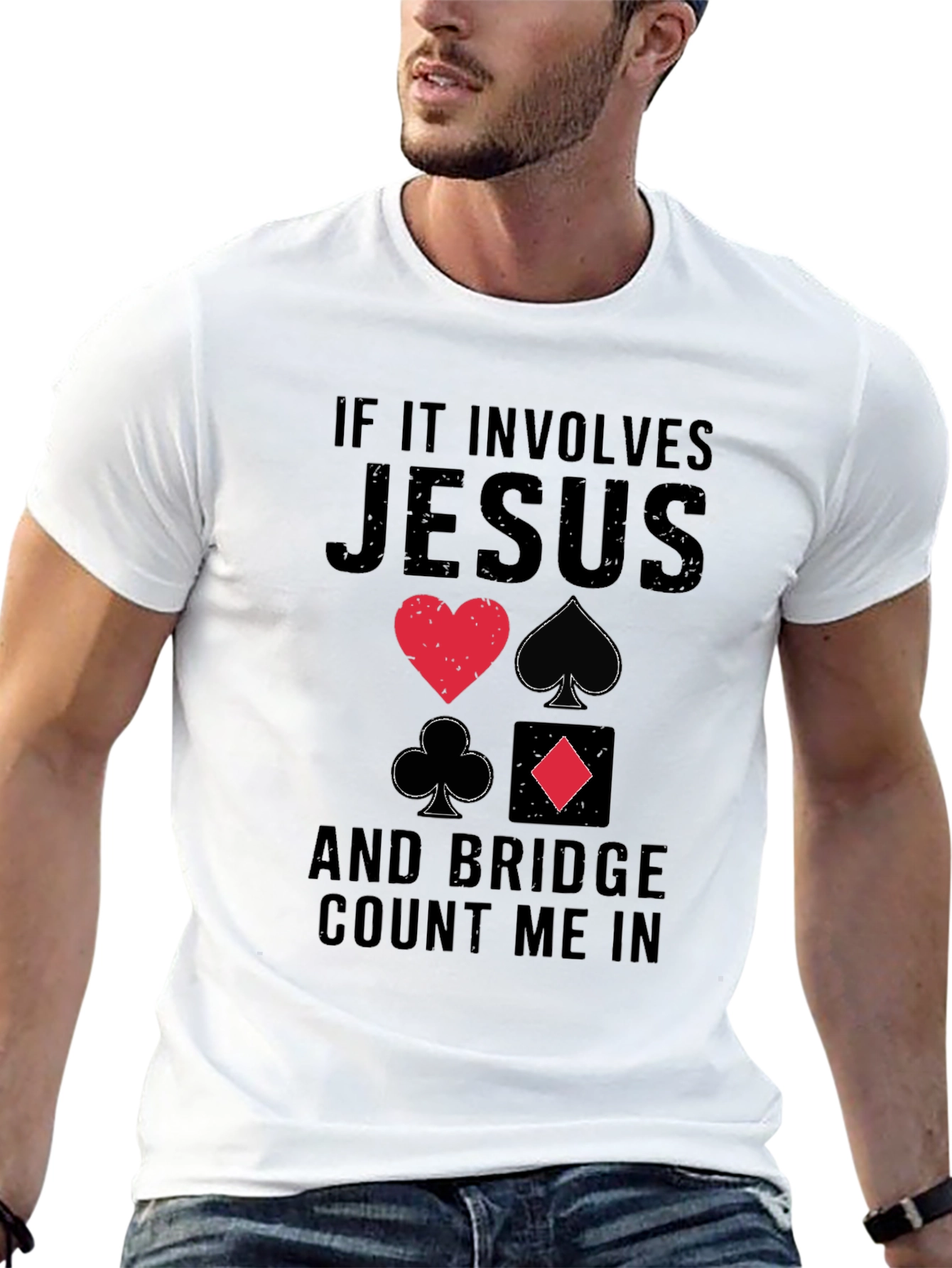 Jesus and Bridge Count Me In T-Shirt