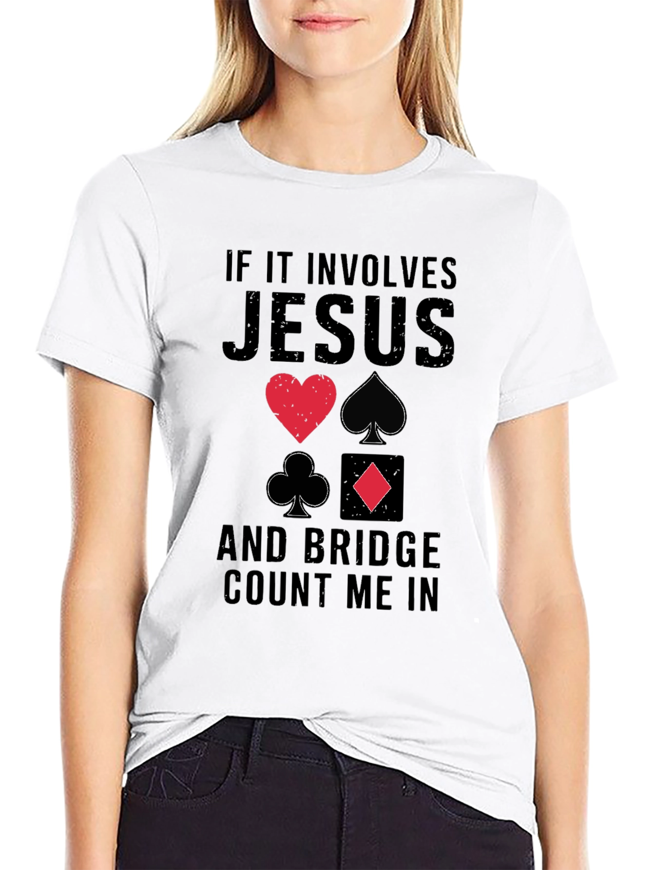 Jesus and Bridge Count Me In T-Shirt
