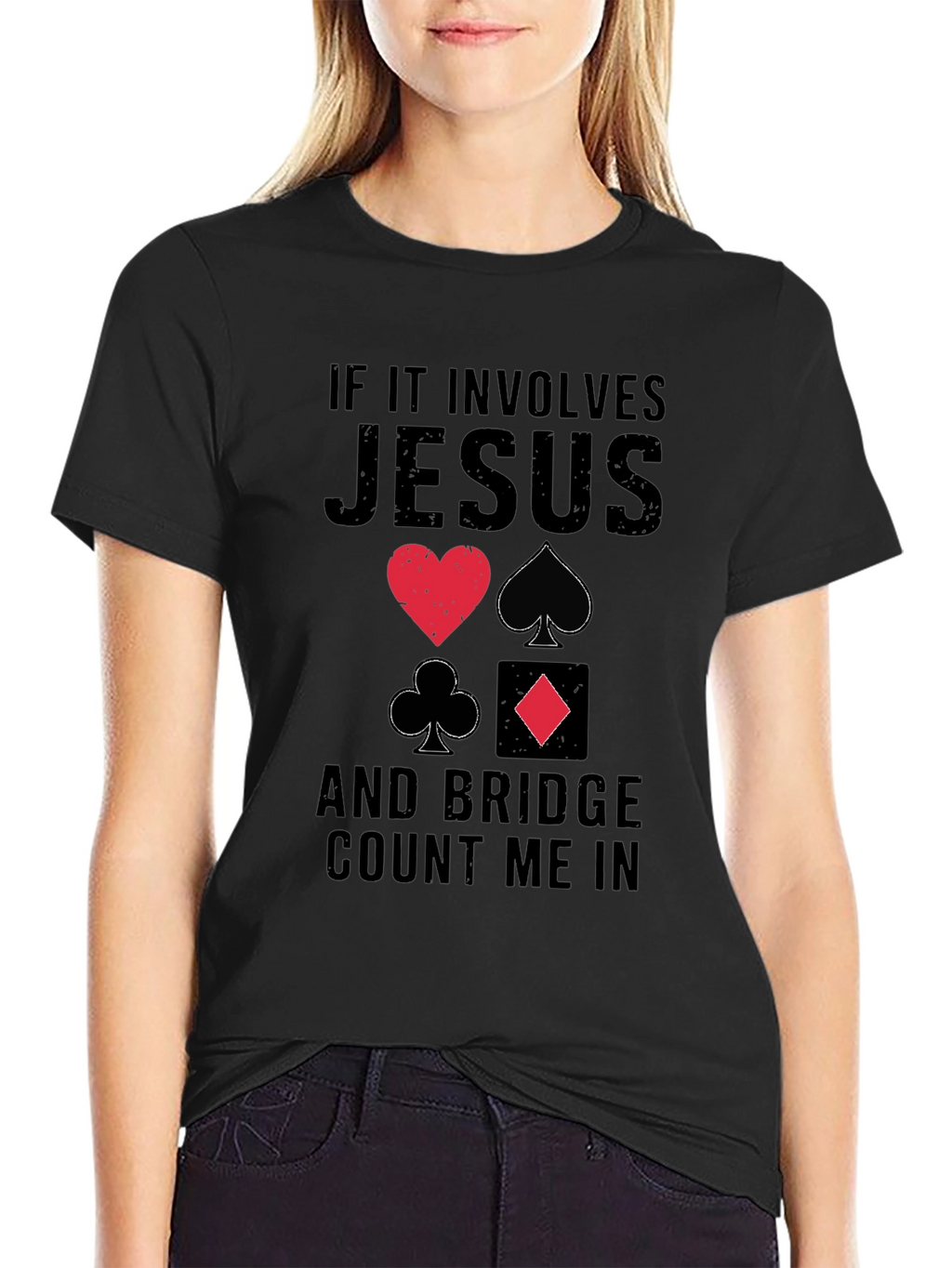 Jesus and Bridge Count Me In T-Shirt