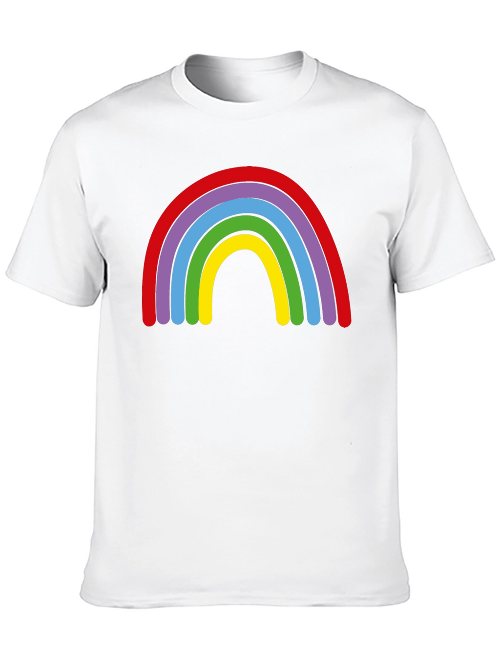 Rainbow Graphic Black T-Shirt
