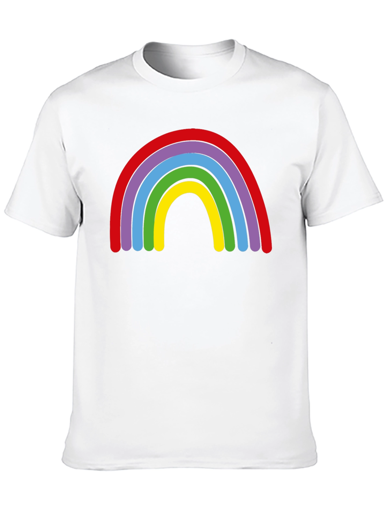 Rainbow Graphic Black T-Shirt