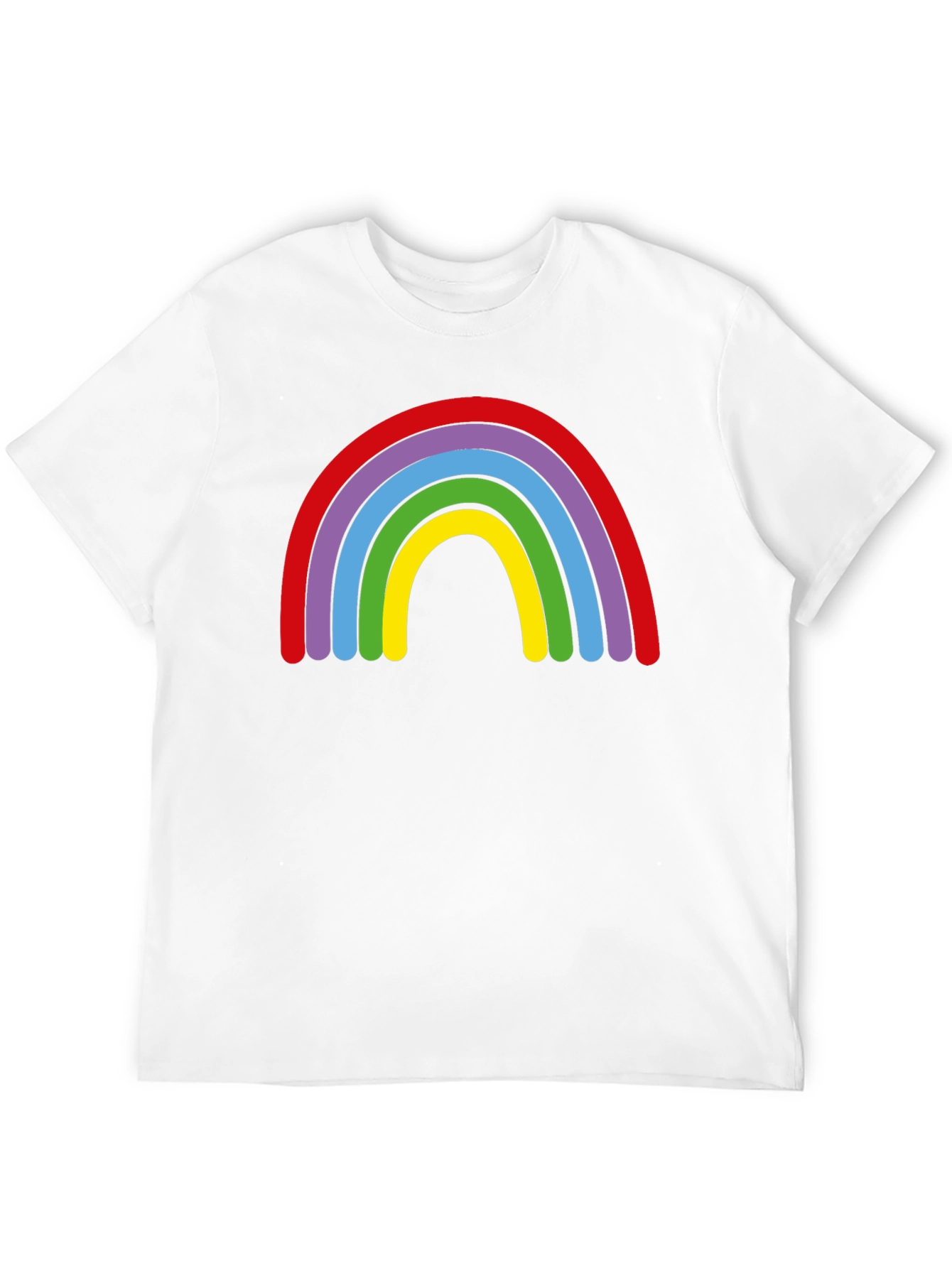 Rainbow Graphic Black T-Shirt