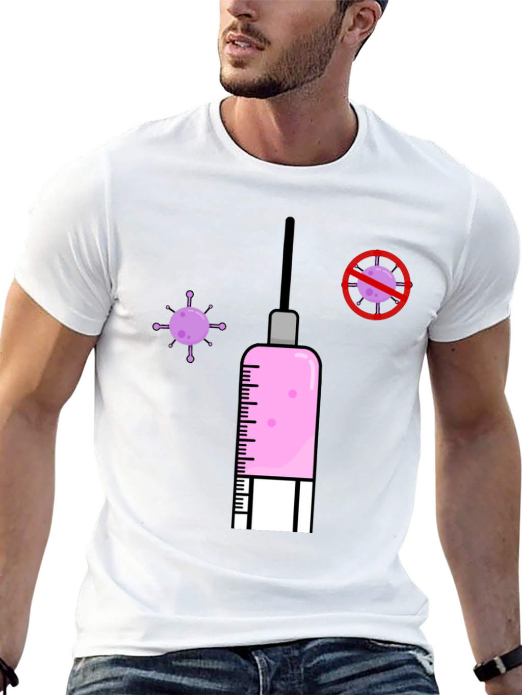 Vaccine T-Shirt - Anti-Virus Awareness