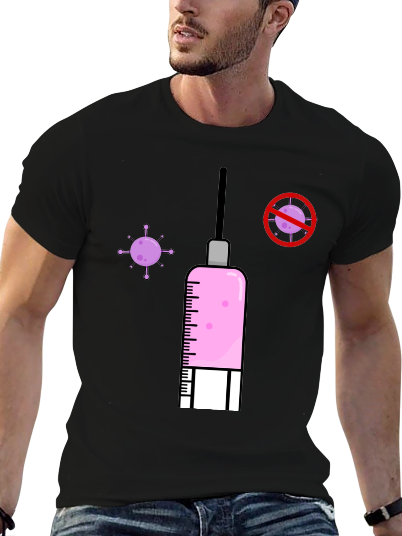 Vaccine T-Shirt - Anti-Virus Awareness
