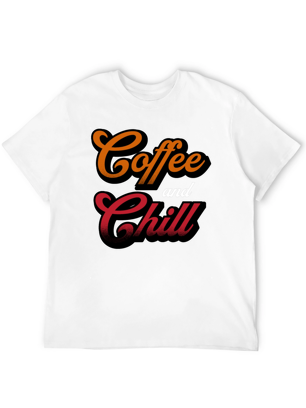 Coffee and Chill Black T-Shirt