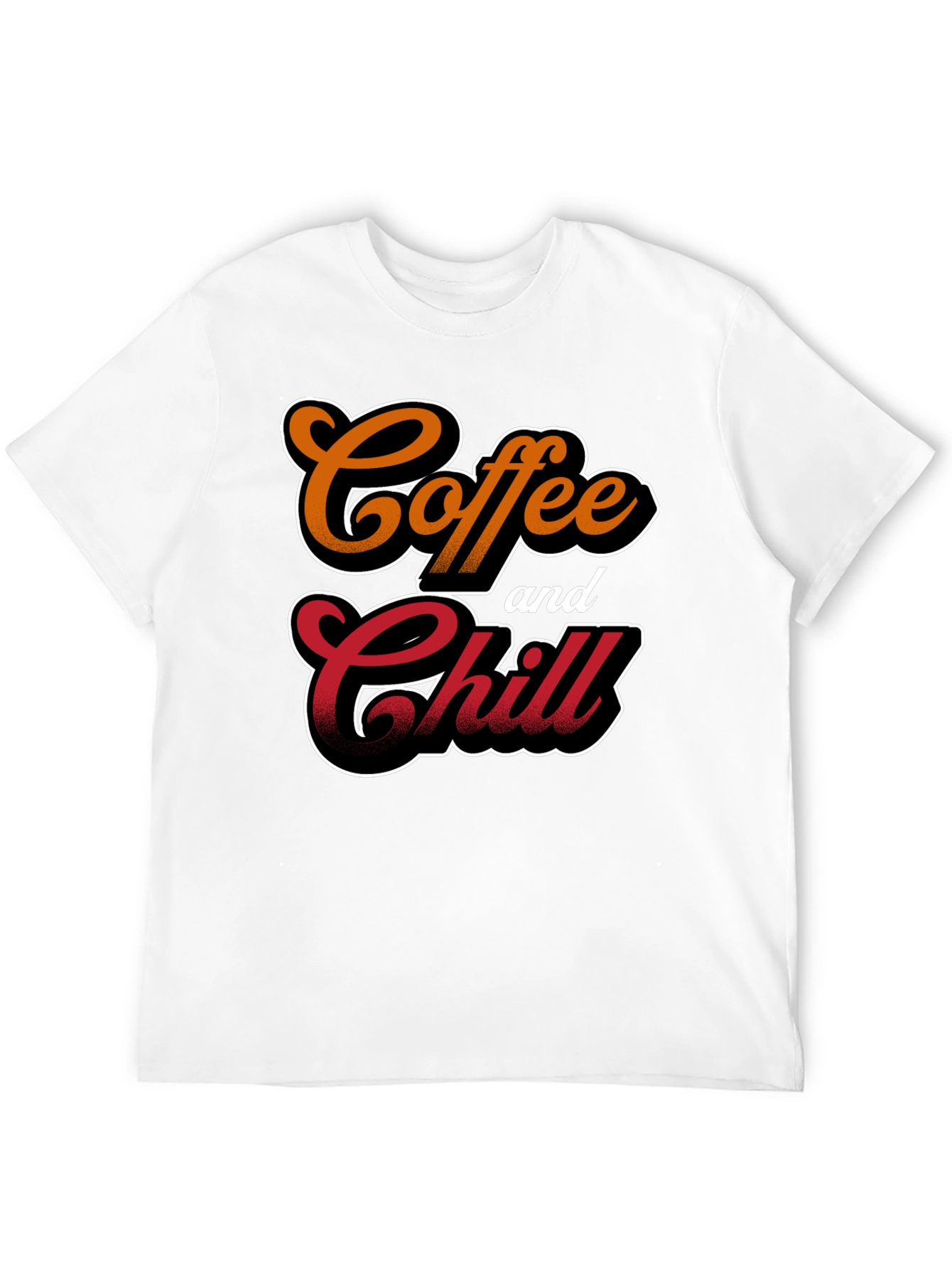 Coffee and Chill Black T-Shirt