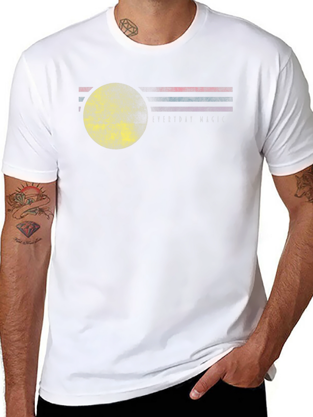 Everyday Magic Graphic Tee - Black Cotton Blend