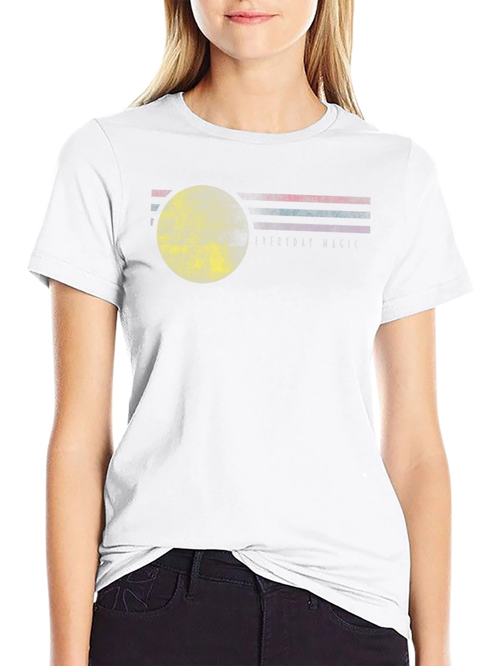 Everyday Magic Graphic Tee - Black Cotton Blend