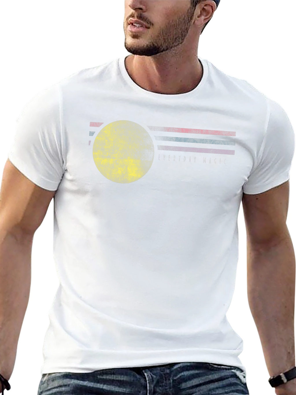 Everyday Magic Graphic Tee - Black Cotton Blend