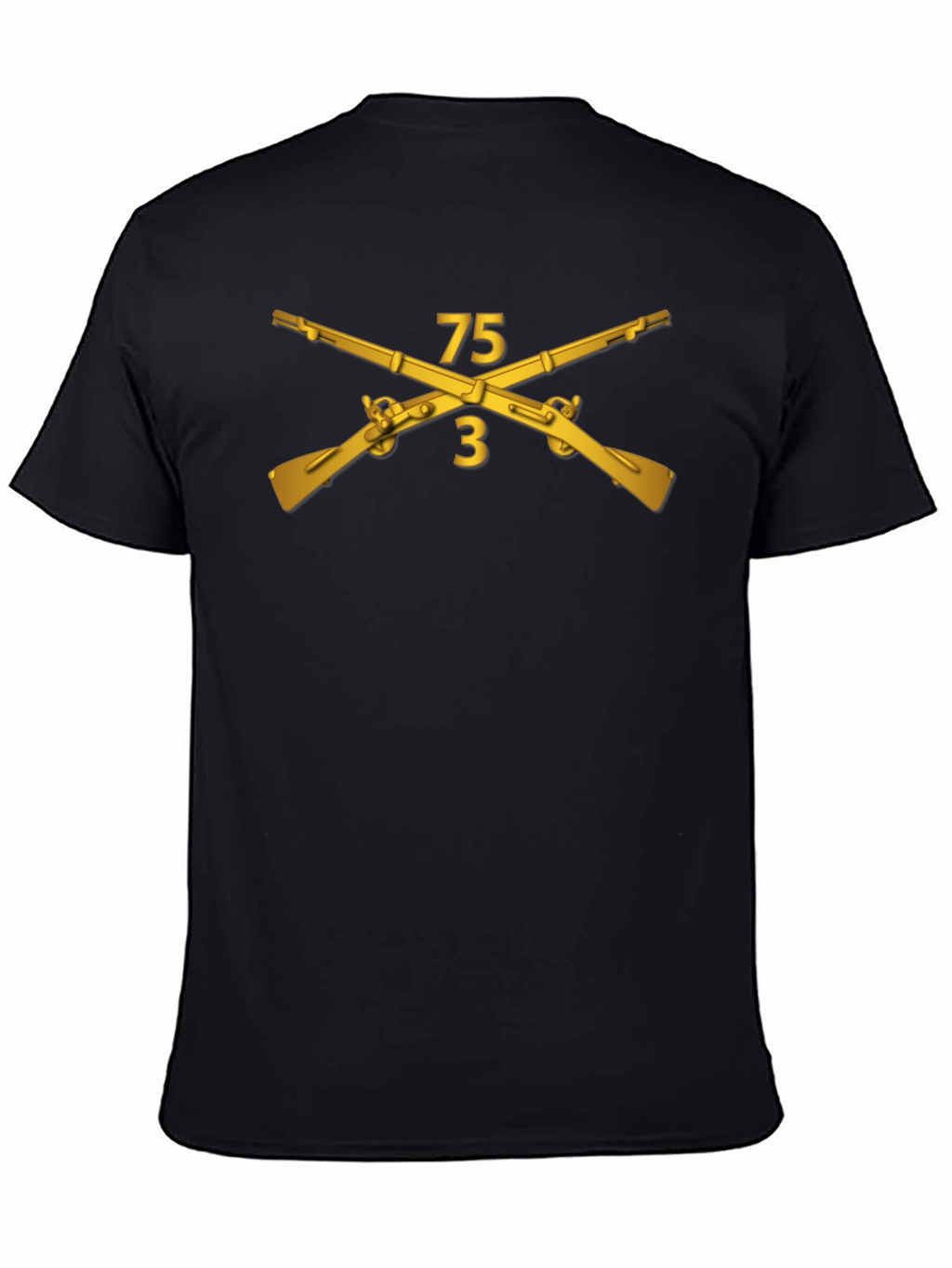 75th Ranger Regiment T-Shirt - Black