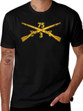 75th Ranger Regiment T-Shirt - Black