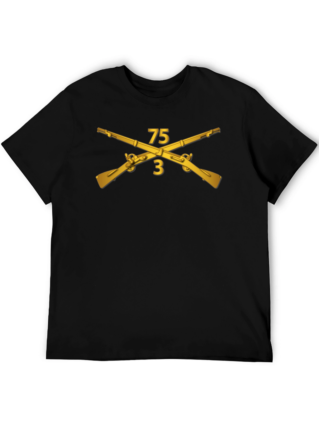 75th Ranger Regiment T-Shirt - Black