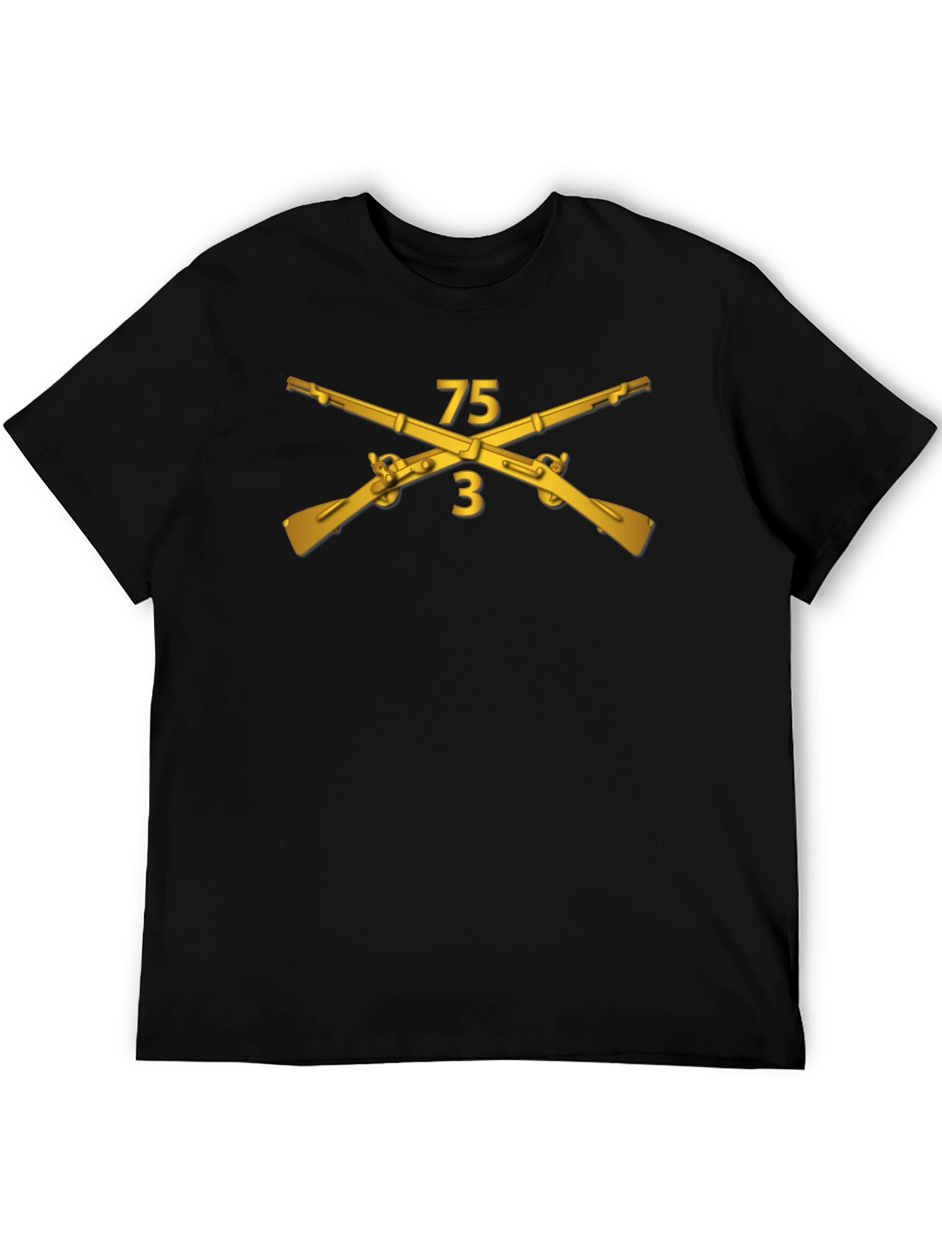 75th Ranger Regiment T-Shirt - Black